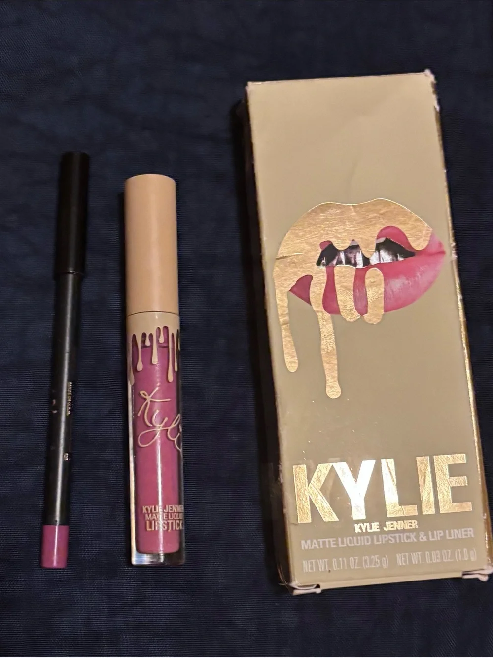 Kylie Cosmetics Matte Liquid Lipstick & Lip Liner — Dusty Rose